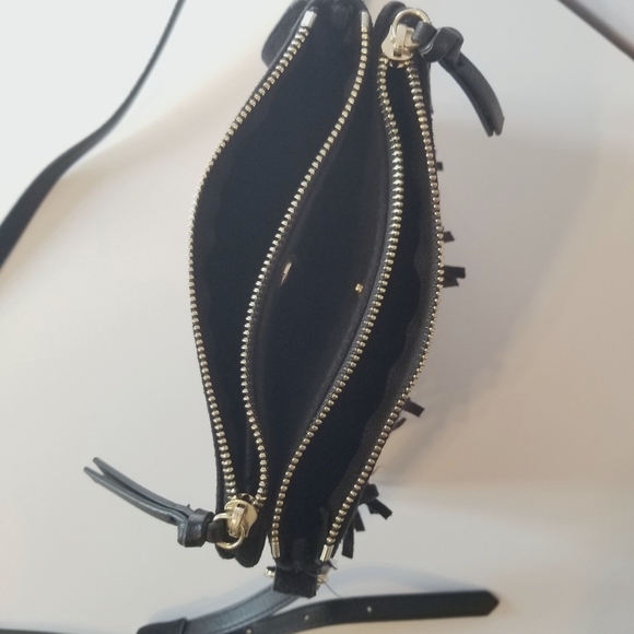 Old Navy Black Fringe Crossbody Bag - Picture 5 of 5